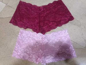 Lace Briefs Set
