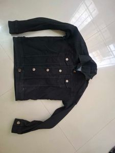 Classic Black Denim Jacket