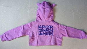 🇯🇵Cute Purple Cropped Hoodie with Ears