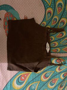 Brown Striped Blouse