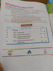 Informatics Practices Class 11 Books