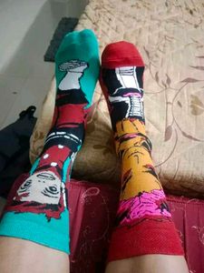 3 Anime Character Socks Set