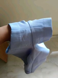 Sky Blue Skort with side slit
