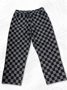 SALE⚠️ - Checkerboard Denim Pants