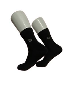 NEW - Royal Mart Black Crown Socks
