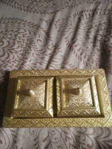 Elegant Gold Decorative Makwana Box