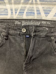 Roadster Dark Gray Jeans For Women