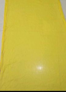 Vibrant Yellow Kurta Set with Mirror Work