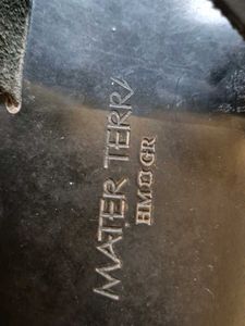 Pure Leather Black Chappal For Men From GREECE