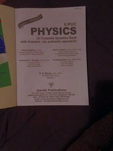 JEEVITH II PUC Physics Question Bank