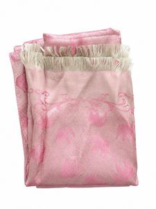 Pink Elephant pattern scarf from thailand local