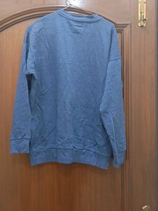 Blue Graphic Sweatshirt