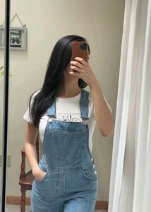 Zara Denim Overalls