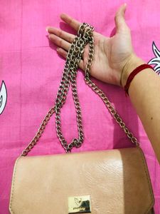 Allen Solly Nude Bag