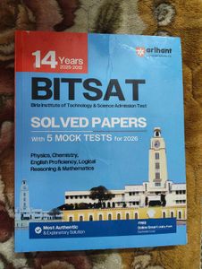 BITSAT Solved Papers 2025-2012