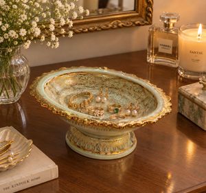 Hand-Painted Thai Decorative Trinket Dish