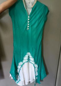 Heavy Green Kurti