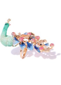 Priyaasi Peacock Finger Ring