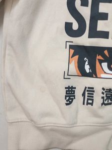 Anime Graphic Print Sweatshirt