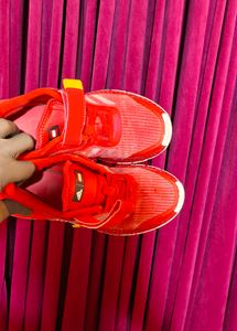 Kids Red Adidas Running Shoes