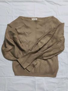 Stylish Balloon Sleeve Top