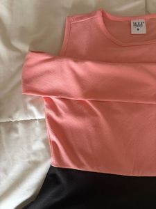 Chic Cold Shoulder Colorblock Dress