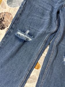 sassafras Stylish Blue Wide Leg Jeans