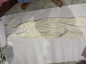 zara Elegant White Halter Neck Dress