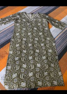 combo of two cotton kurta and Embroidered Pink Kur