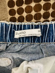 Trendy Blue Cargo Jeans