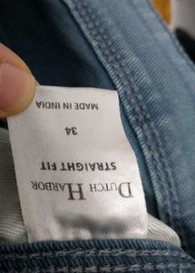 men Light Wash Denim Jeans