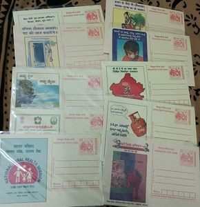 Collection of 10 Meghdoot postcards.