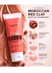 SAYY Moroccan De-tan Clay Face Wash