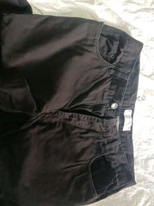 Comfortable Dark Wash Trousers