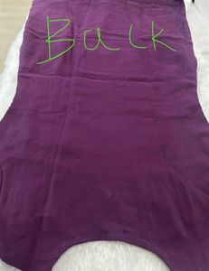 Embroidered Purple Kurta Set with Dupatta