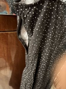 Classy Polka Dot Maxi Dress