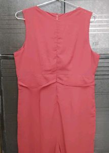 Chic Red Jumpsuit