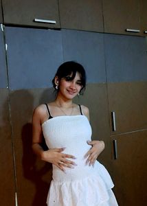 white mini dress