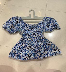 cute blue top