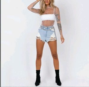 Headturner Glitter Mesh Top