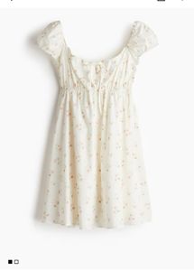 h&m divided floral print mini dress