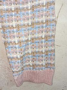 PLUS SIZE Chic Plaid Knit Cardigan Sweater