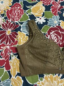 Comfortable Olive Green Bra