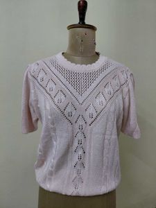 Pink sweater top