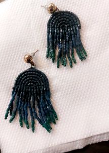 Dual Shade Sequence Work Hanging Earings