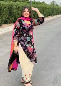 Beautiful Floral Kurta Set