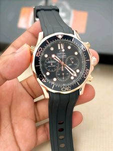 Omega✅Men’s watch All crono wrkng Silicon belt