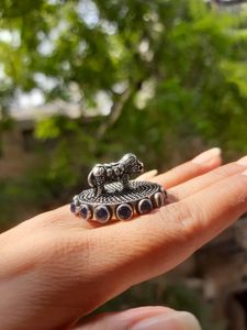 Elephant Silver Ring