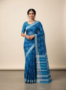 Beautiful Blue Saree