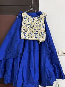 Vibrant Blue Lehenga Choli Set
